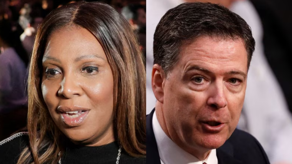 法院驳回针对唐纳德·特朗普批评者詹姆斯·科米和莱蒂西亚·詹姆斯的刑事指控