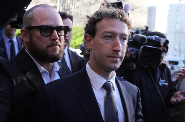 马克·扎克伯格抵达法庭,将在具有里程碑意义的社交媒体成瘾案审判中作证。