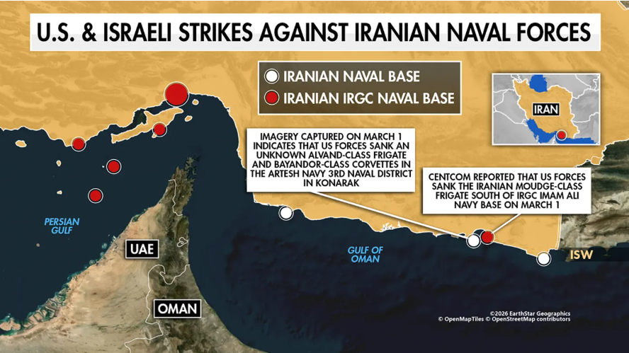 美国潜艇用鱼雷击沉伊朗军舰,这是二战以来的首次。