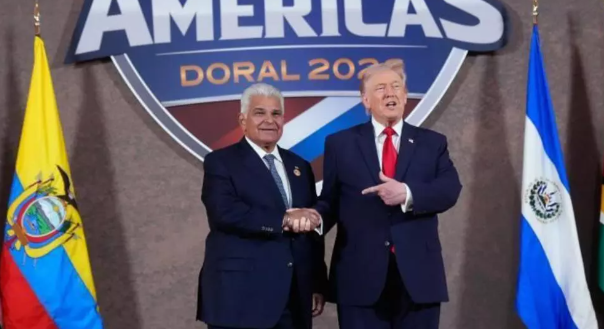 特朗普出席“美洲之盾”峰会